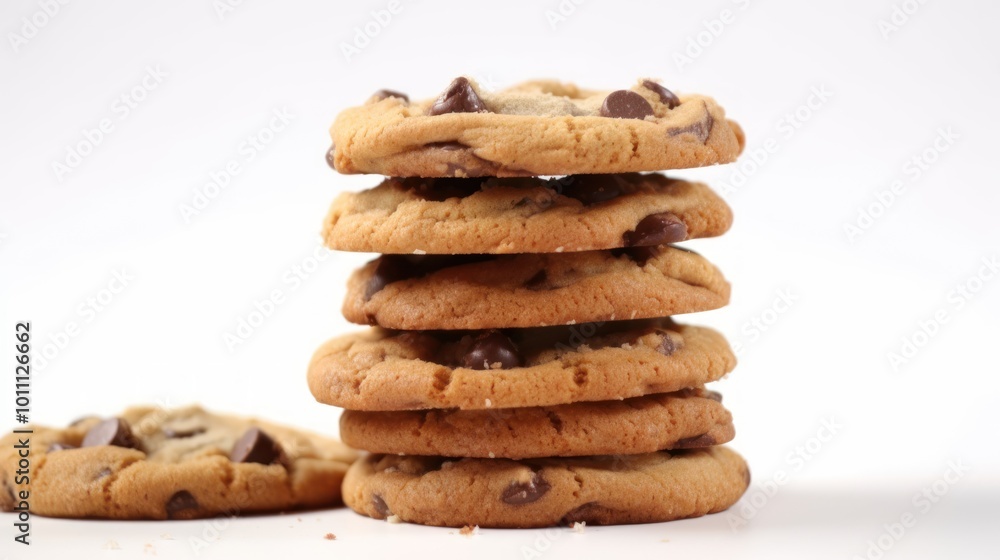 Delicious Chocolate Chip Cookies Stack Delicious Chocolate Chip Cookies Stack