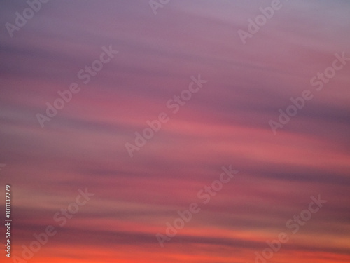 sky with clouds at sunset