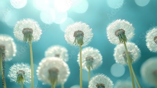 dandelion fluff background for aesthetic minimalism style background neutral ,pastel color wallpaper with elegant ,light flying fluffs fragile lightweight ,beautiful nature backdrop