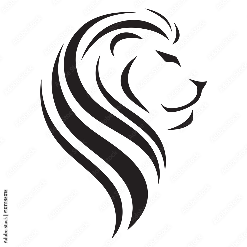 Naklejka premium lion vector
