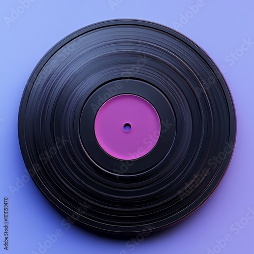 3D Track Listing Icon: Music Playlist Organization Illustration Logo photo