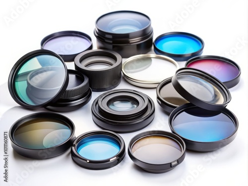 Essential Collection of Lens Filters and Adapters for Photographers and Videographers to Enhance Creative Projects photo