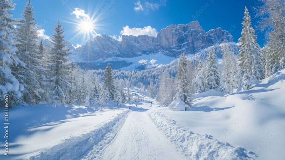 Winter Ski Resort high quality photo. Mountains and forest trees, vail snowy landscape. Family holidays vacation background. Winter Ski Resort high quality photo. Mountains and forest trees, vail snowy landscape. Family holidays vacation background.