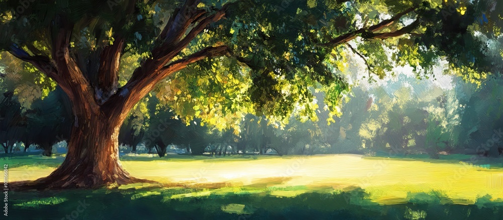 Tranquil Summer Forest