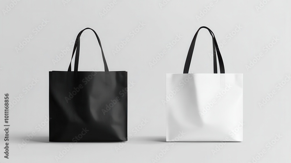 Minimalist Canvas Bags Mockup for Display Purposes Minimalist Canvas Bags Mockup for Display Purposes