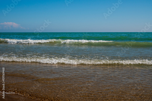 Strand von Cavallino am Adriatischen Meer in der Region Venezien, Italien photo