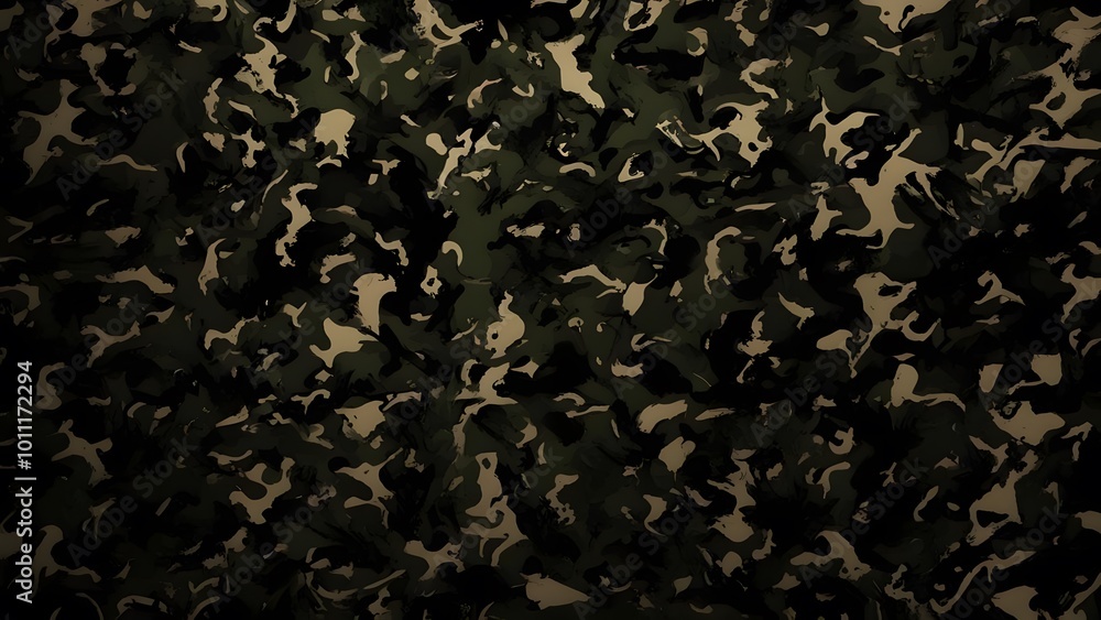 camouflage protective dark background design for fabric