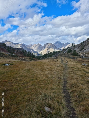 Trail in the mountains