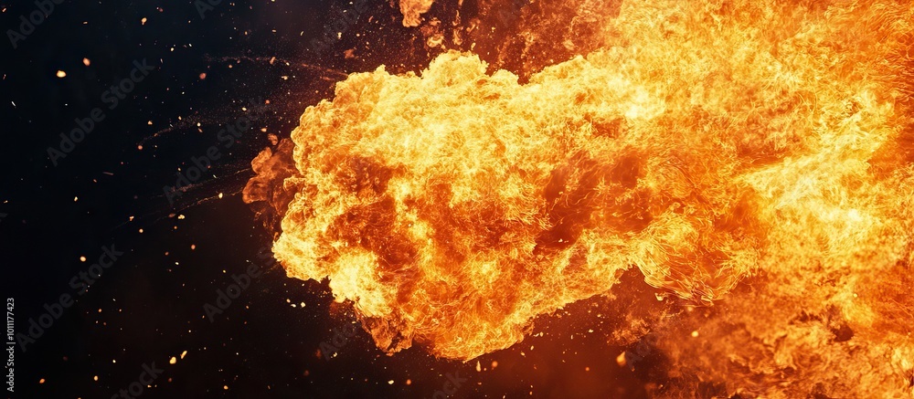 Obraz premium Fiery Explosion