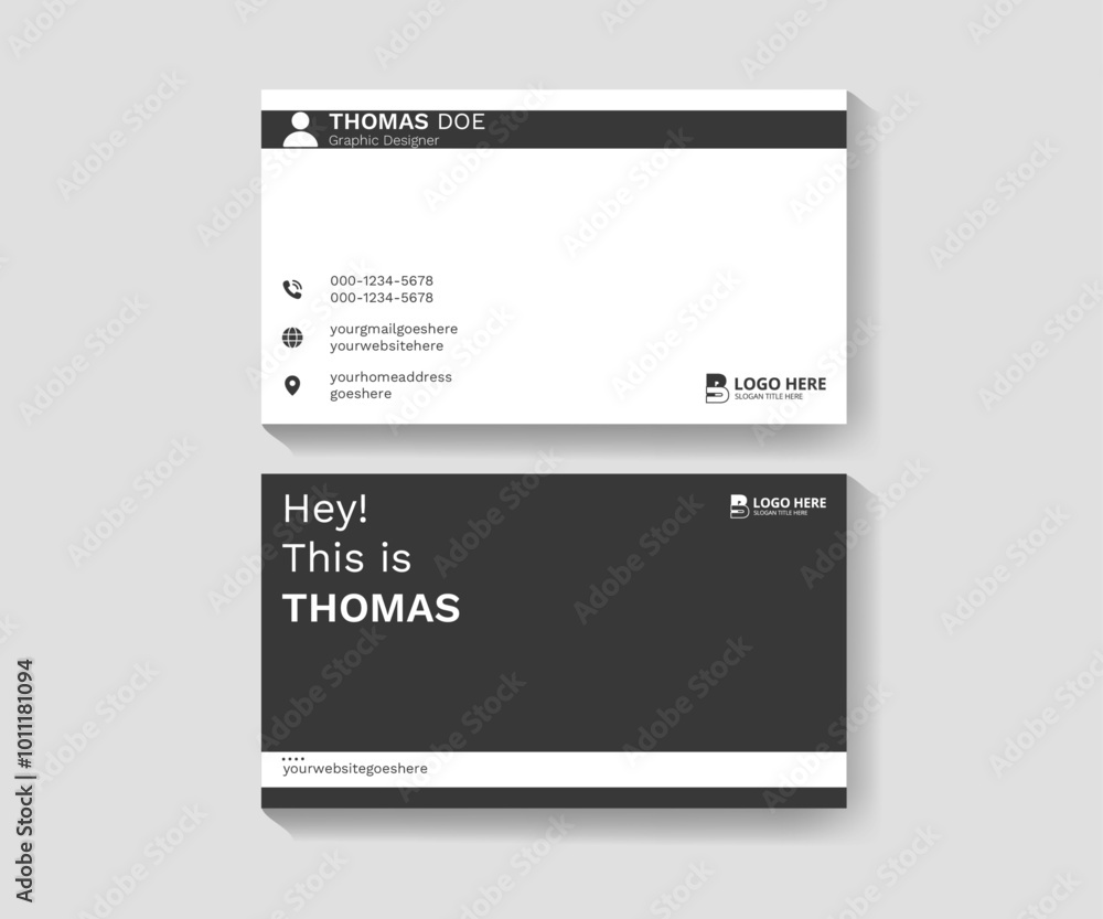 clean professional, Minimal , with brand logo, double sided Abstract , modern style Business Card/visiting card template design for business and personal use. clean professional, Minimal , with brand logo, double sided Abstract , modern style Business Card/visiting card template design for business and personal use.