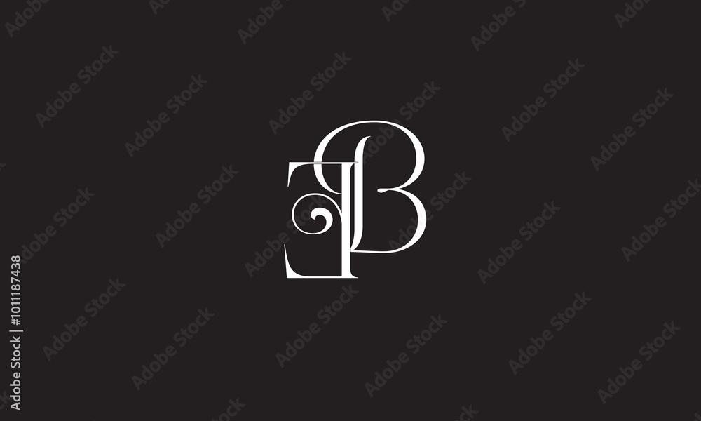 EB, BE, B, E Abstract Letters Logo Monogram EB, BE, B, E Abstract Letters Logo Monogram