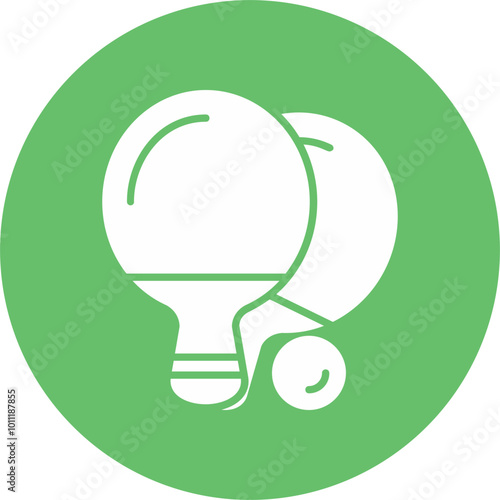 Table Tennis Vector Icon