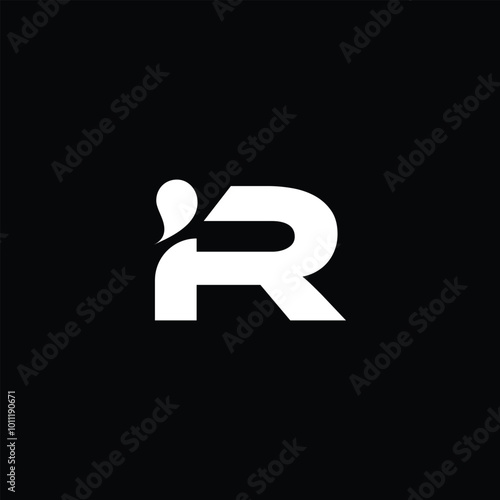 Letter iR Logo Design