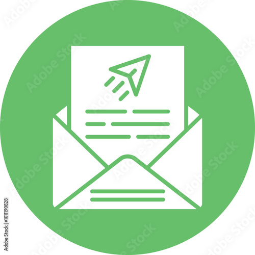 Send Mail Vector Icon Design