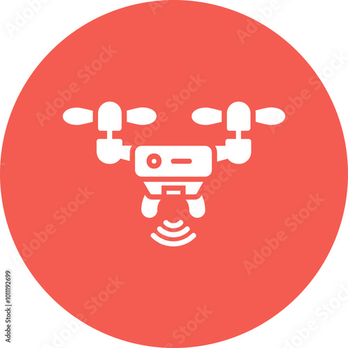 Drone Vector Icon Design