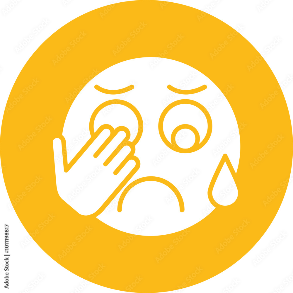 Embarrassed Vector Icon Design