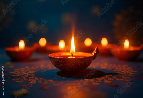 Happy Diwali Greeting Card Templates - Festive Art for Diwali Celebrations