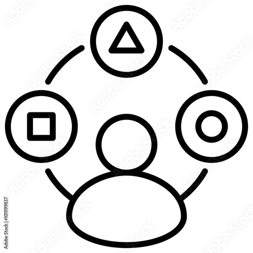 Adapt Icon Outline Icon