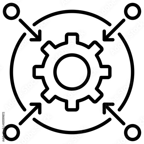 Impact Icon Outline Icon