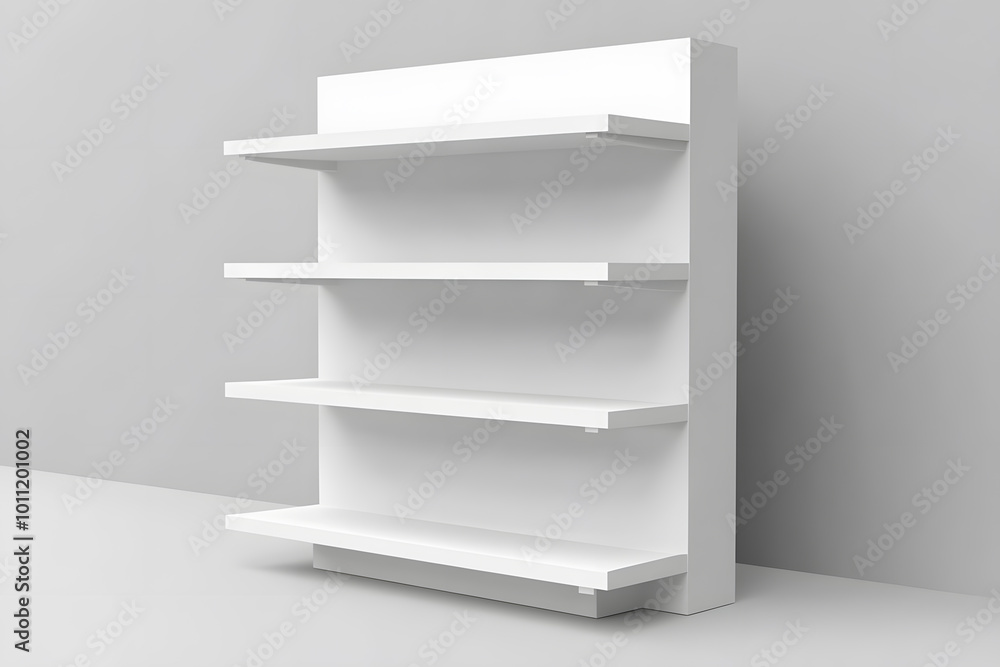 3d White Empty Product Display For Supermarket With Shelves mock up Isolated on white background. Retail shelf, ,display mockup. 3d White Empty Product Display For Supermarket With Shelves mock up Isolated on white background. Retail shelf, ,display mockup.
