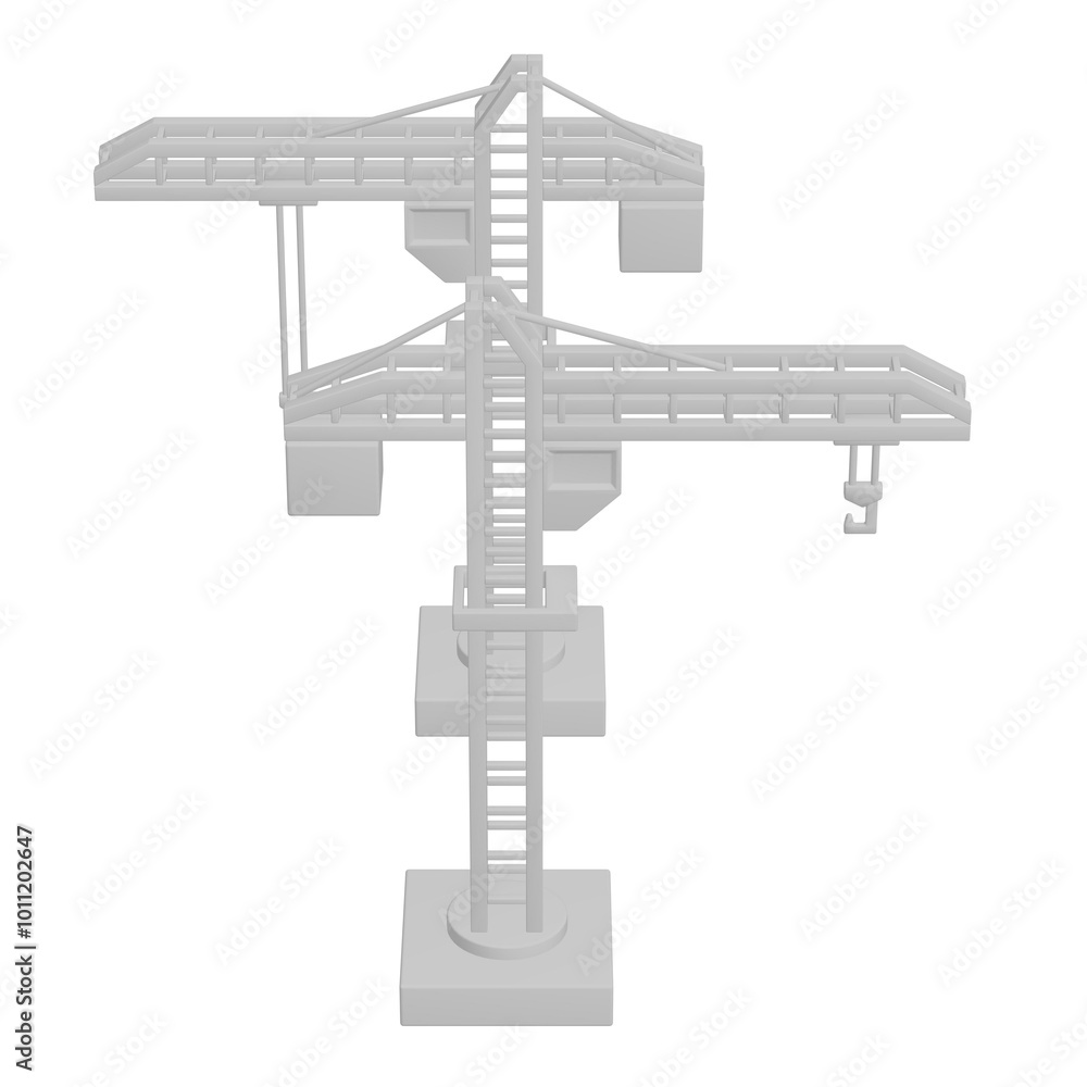 Construction crane tower. Building concept Construction crane tower. Building concept