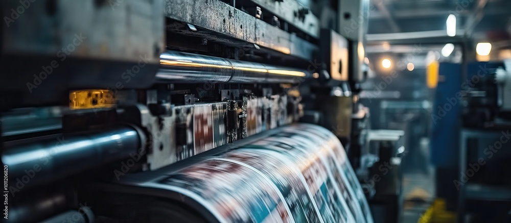 Printing Press in Action Printing Press in Action