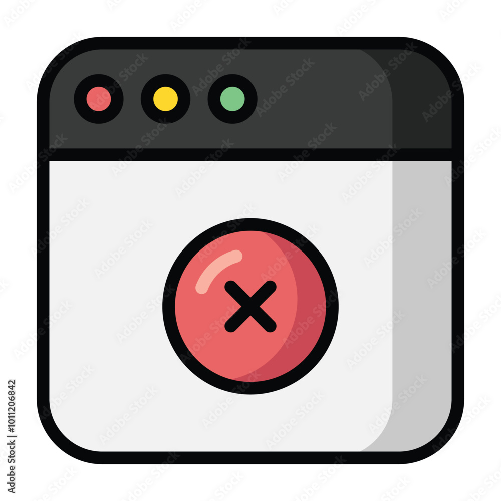 Simple Website colorful icon. The icon can be used for websites, print templates, presentation templates, illustrations, etc Simple Website colorful icon. The icon can be used for websites, print templates, presentation templates, illustrations, etc