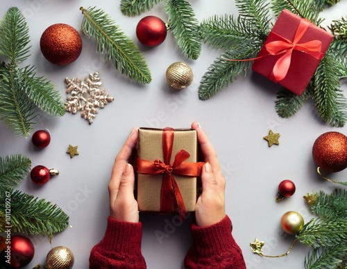 Offrir un cadeau de noël