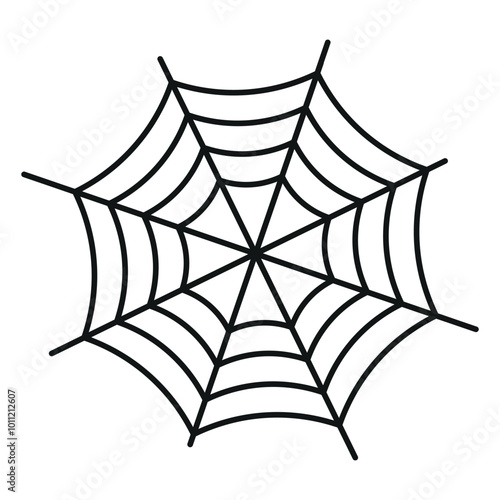 spider web simple vector, spider web illustration, Halloween elements, Halloween design item, cobweb, trap, net