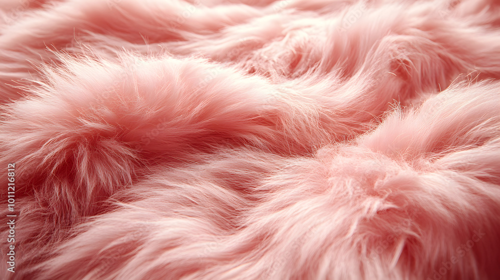 Pink fur background fluffy texture with soft light and shadows. The vibrant pink fur creates a luxurious and plush backdrop, with delicate lighting casting soft shadows across the surface, emphasizing Pink fur background fluffy texture with soft light and shadows. The vibrant pink fur creates a luxurious and plush backdrop, with delicate lighting casting soft shadows across the surface, emphasizing