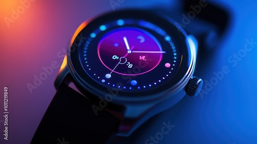 Smartwatch with Neon Display