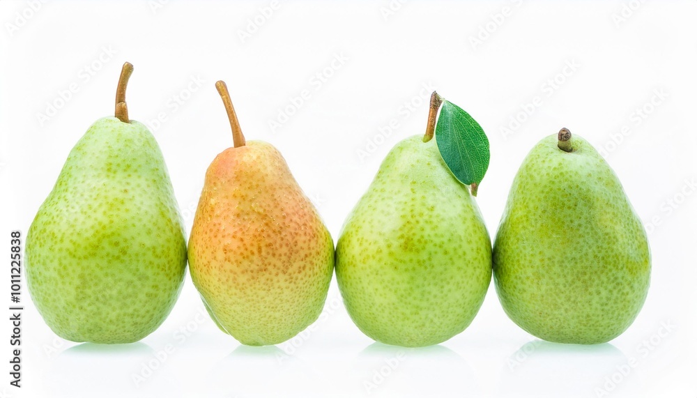 Pear on white background. Pear Fruit Isolated. Pear on white background. Pear Fruit Isolated.