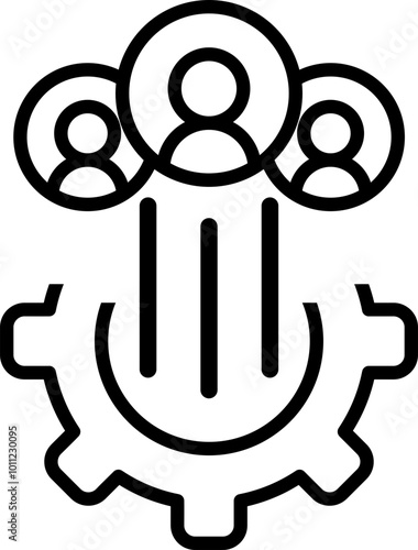 Project Management Line Icon