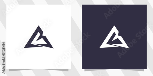 letter ab ba logo design vector