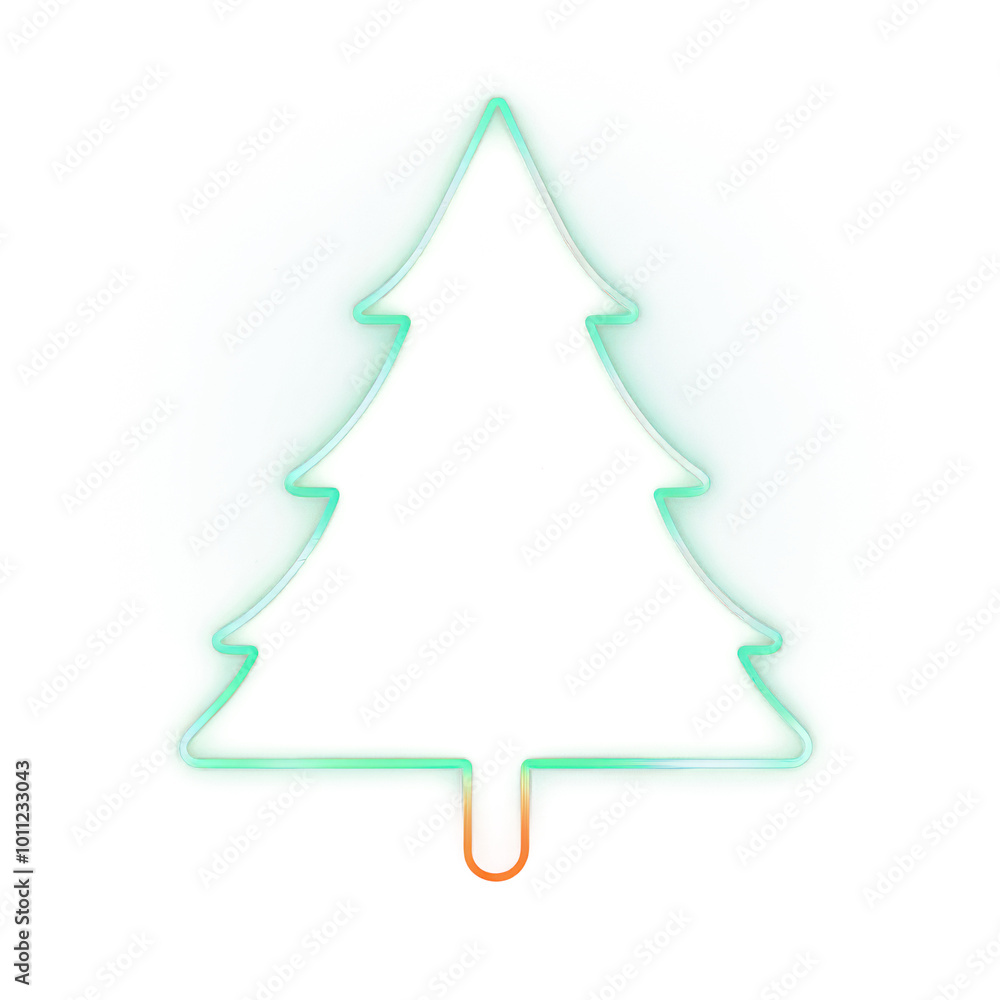 PNG Christmas tree neon light night. PNG Christmas tree neon light night.
