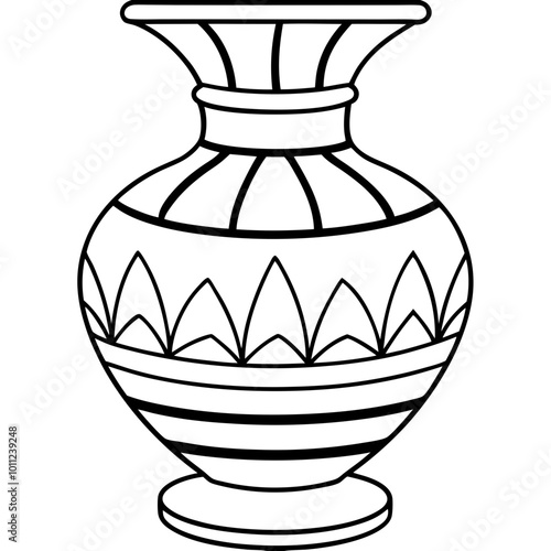 vase vector illustration 