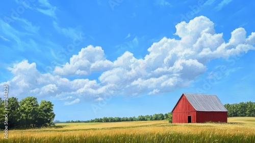 Amer. Countryside, Blue Sky