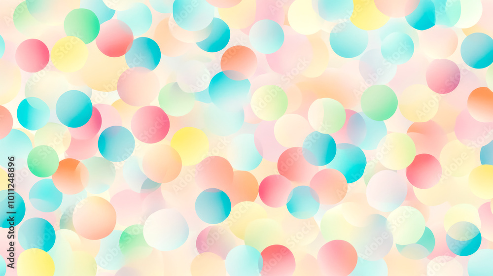 Pastel colored background with transparent bubbles floating Pastel colored background with transparent bubbles floating