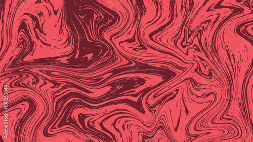 liquefy background, red liquefy background, editable background, liquid background, artistic abstract background, red color psychedelic fluid art abstract background concept design vector illustration