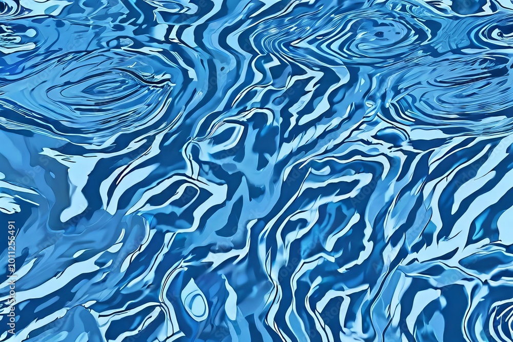 Fototapeta premium water a pattern featuring stylized water and ripples