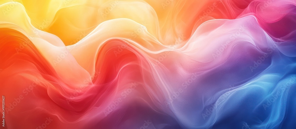 Obraz premium Abstract colorful background with wavy texture.