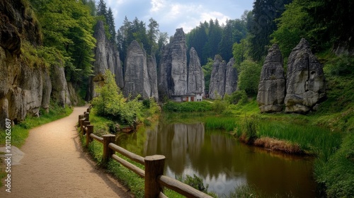 AdrÅ¡pach-Teplice: Czech Rock Town photo