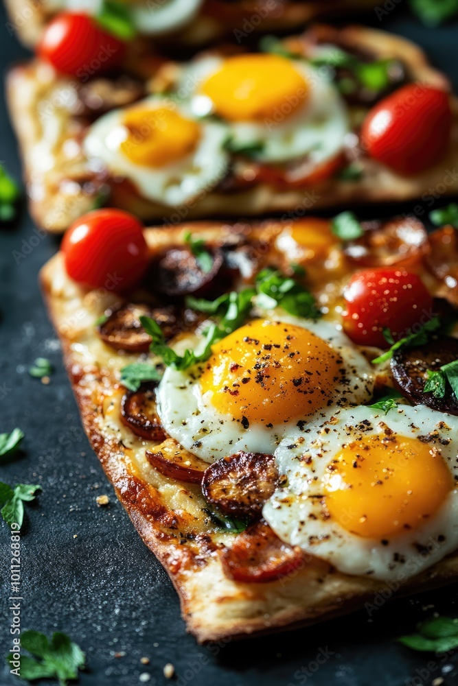 Tasty Spring Breakfast Flatbreads Tasty Spring Breakfast Flatbreads