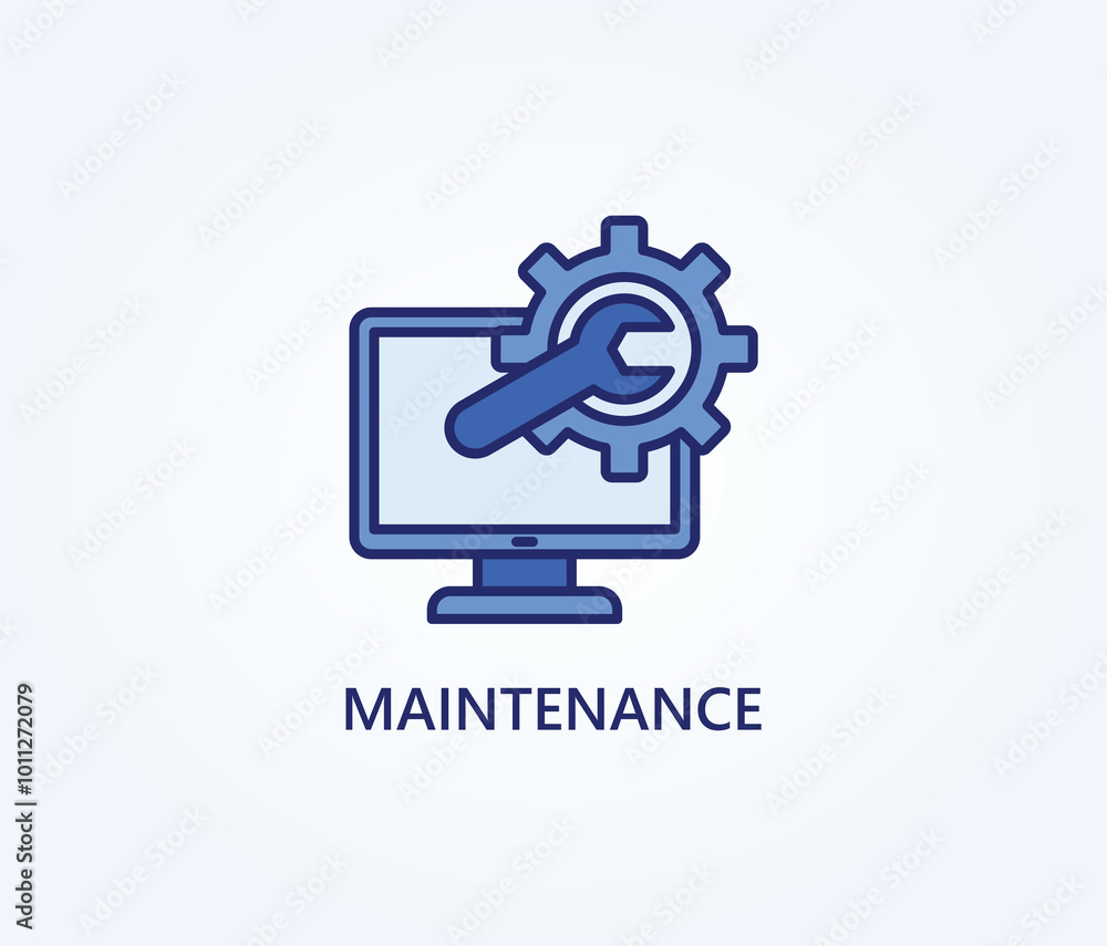 Maintenance vector, icon or logo sign symbol illustration Maintenance vector, icon or logo sign symbol illustration