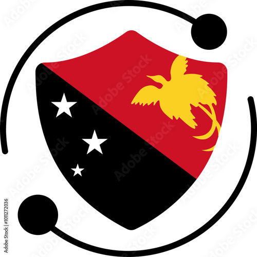 Country flag icon design in different shapes ecstatic 