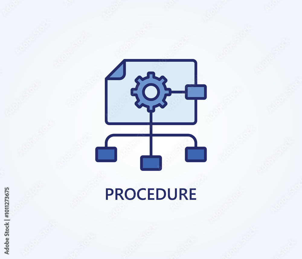 Procedure vector, icon or logo sign symbol illustration Procedure vector, icon or logo sign symbol illustration