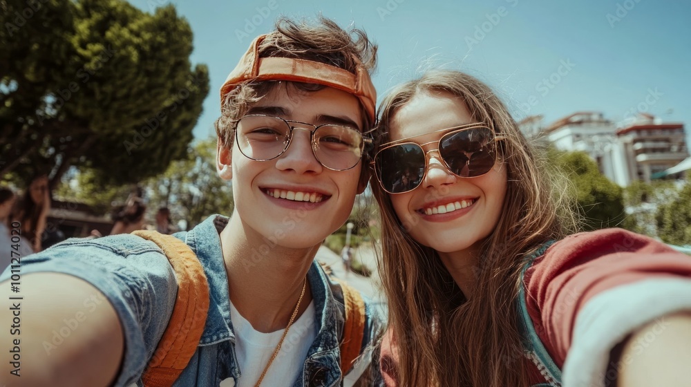 Outdoor selfie for friends. Outdoor selfie for friends.