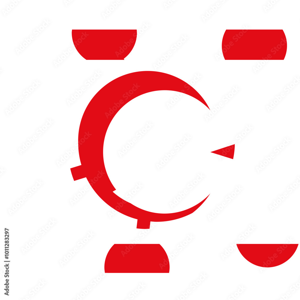 Northern Cyprus flag on customer insight Northern Cyprus flag on customer insight