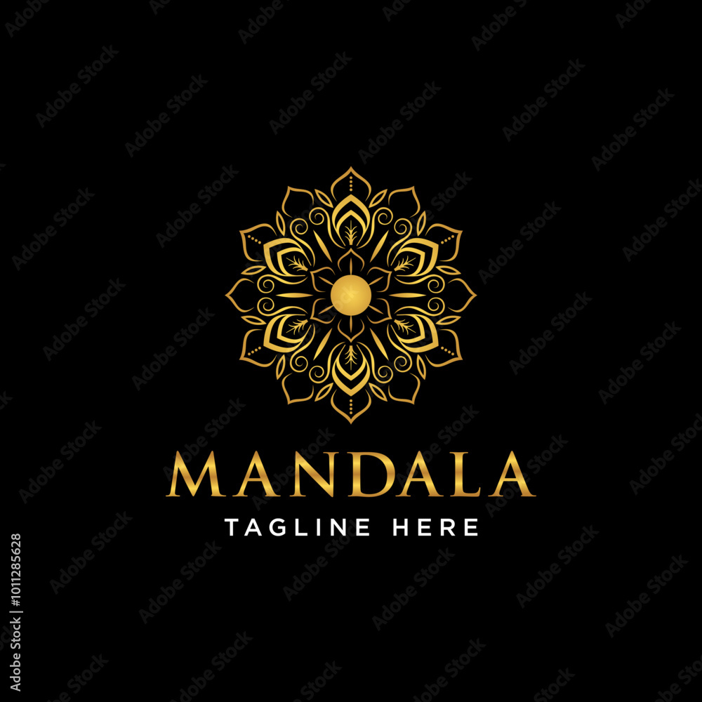 Luxury mandala logo Luxury mandala logo
