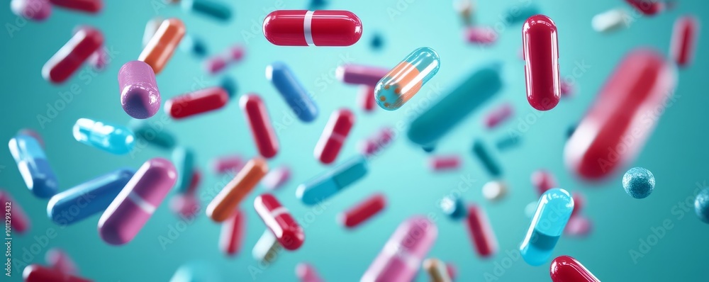 Antibiotic-resistant microorganisms spreading in healthcare environments, 3D illustration Antibiotic-resistant microorganisms spreading in healthcare environments, 3D illustration